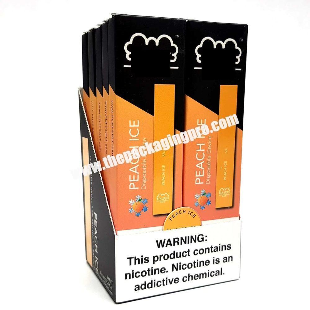 CarePack bar puff plus Liquid electronic cigarette vape packaging bag packing boxes