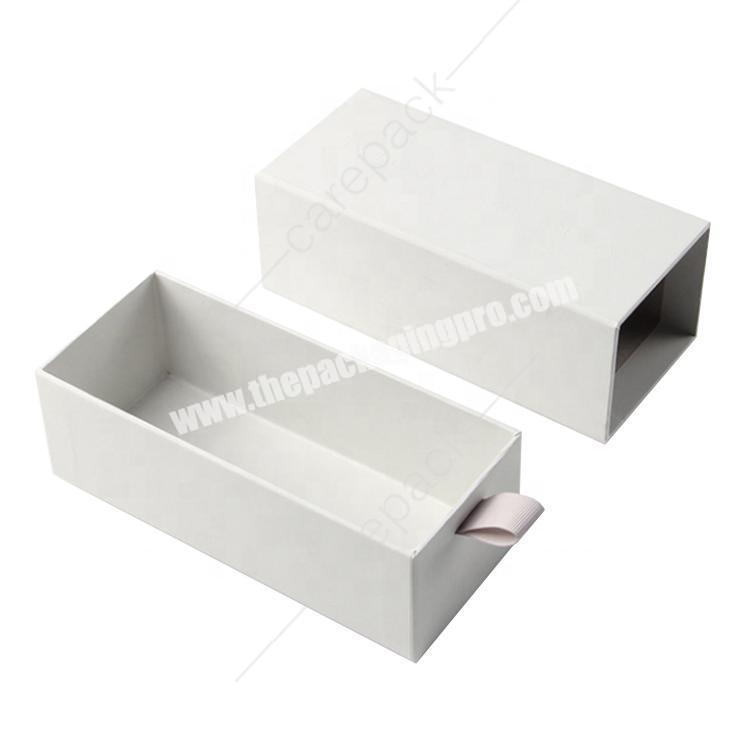 CarePack emballage bijoux elegant unique drawing cardboard shirt dress bow tie gift packaging drawer box with foam insert