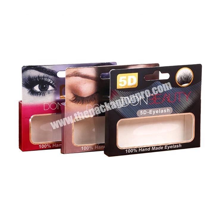 CarePack factory direct supply make your own brand false mink eyelashes custom packaging with window