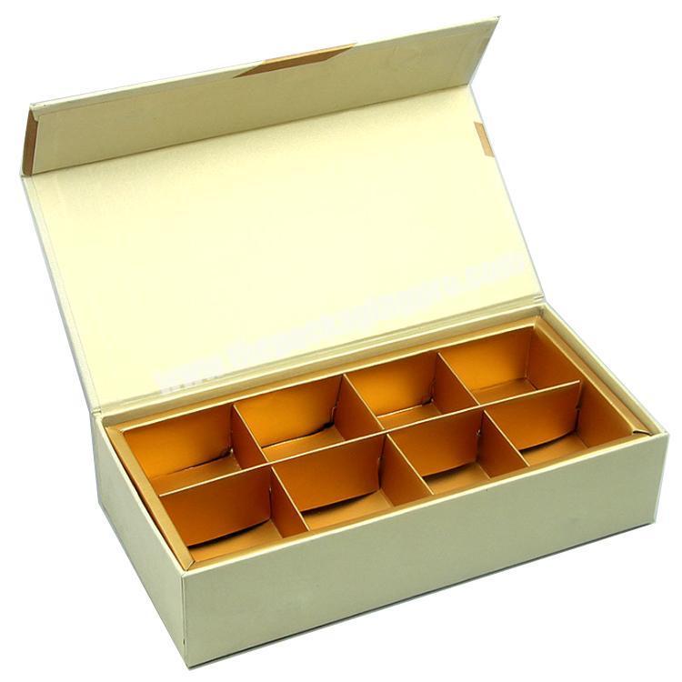 CarePack luxury empty magnetic gift chocolate box confectionary boxes custom logo with plastic trays