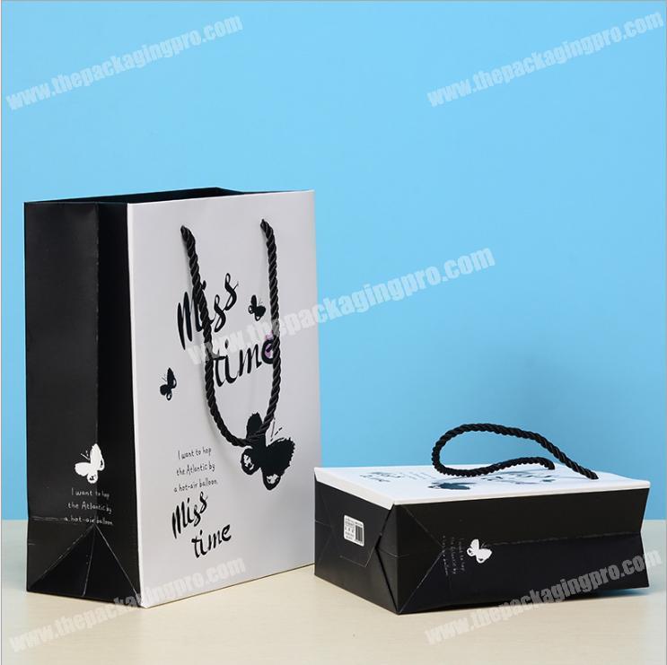carrier personalised custom print paper shopping bag