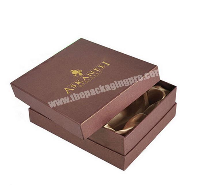 Carton Box with Satin Rigid Cardboard Box with Logo Custom Gift Box