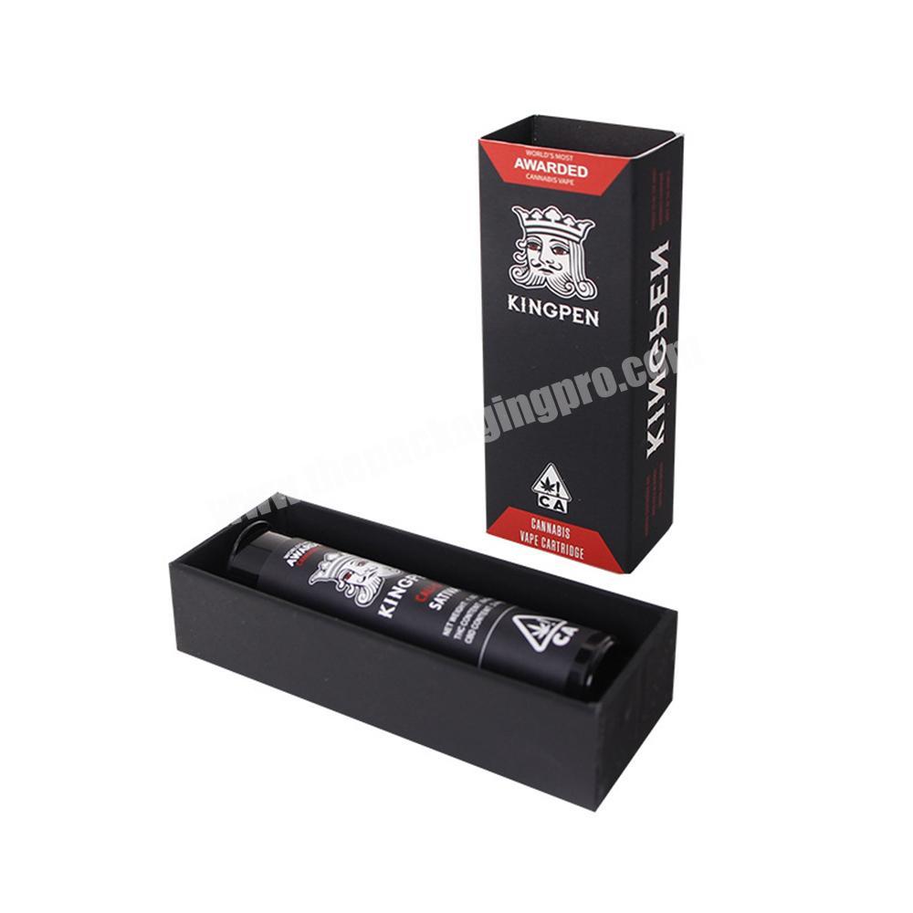 CBD vape cartridge package box with drawer