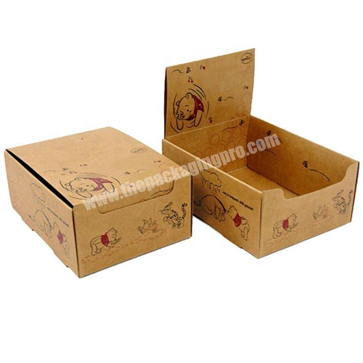 Charity Donation Cardboard Lollipop cake chocolate Display kraft paper Boxes