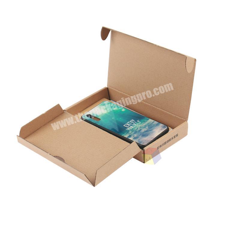 cheap and safe corrugated paper phone case shipping box