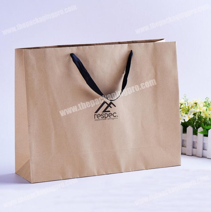 Cheap biodegradable raw materials brown paper bag