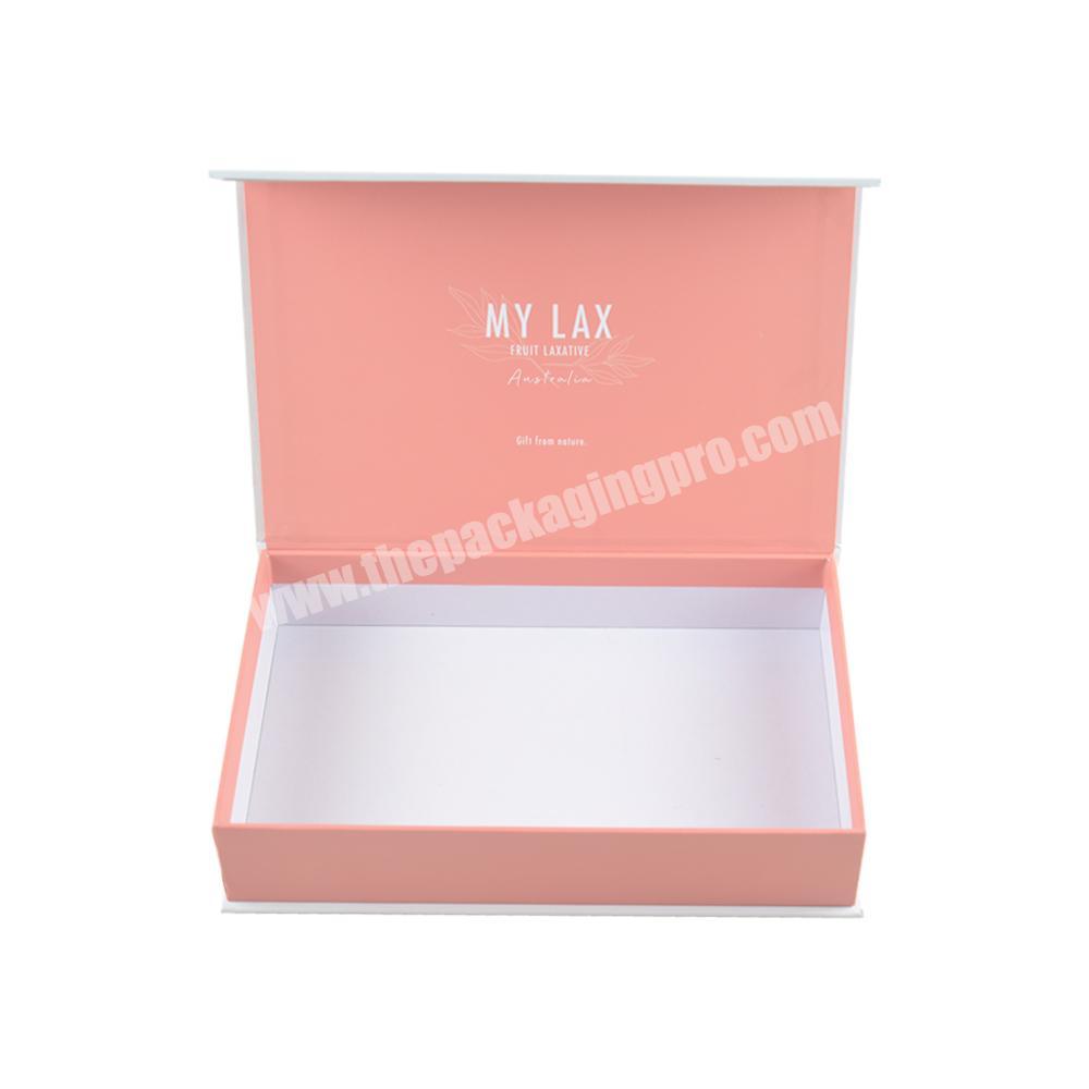 Cheap Boxes Hot Sale Kraft Paper Box Packaging Folding Gift Flip Pink Paper Box For Makeup Brush Packaging