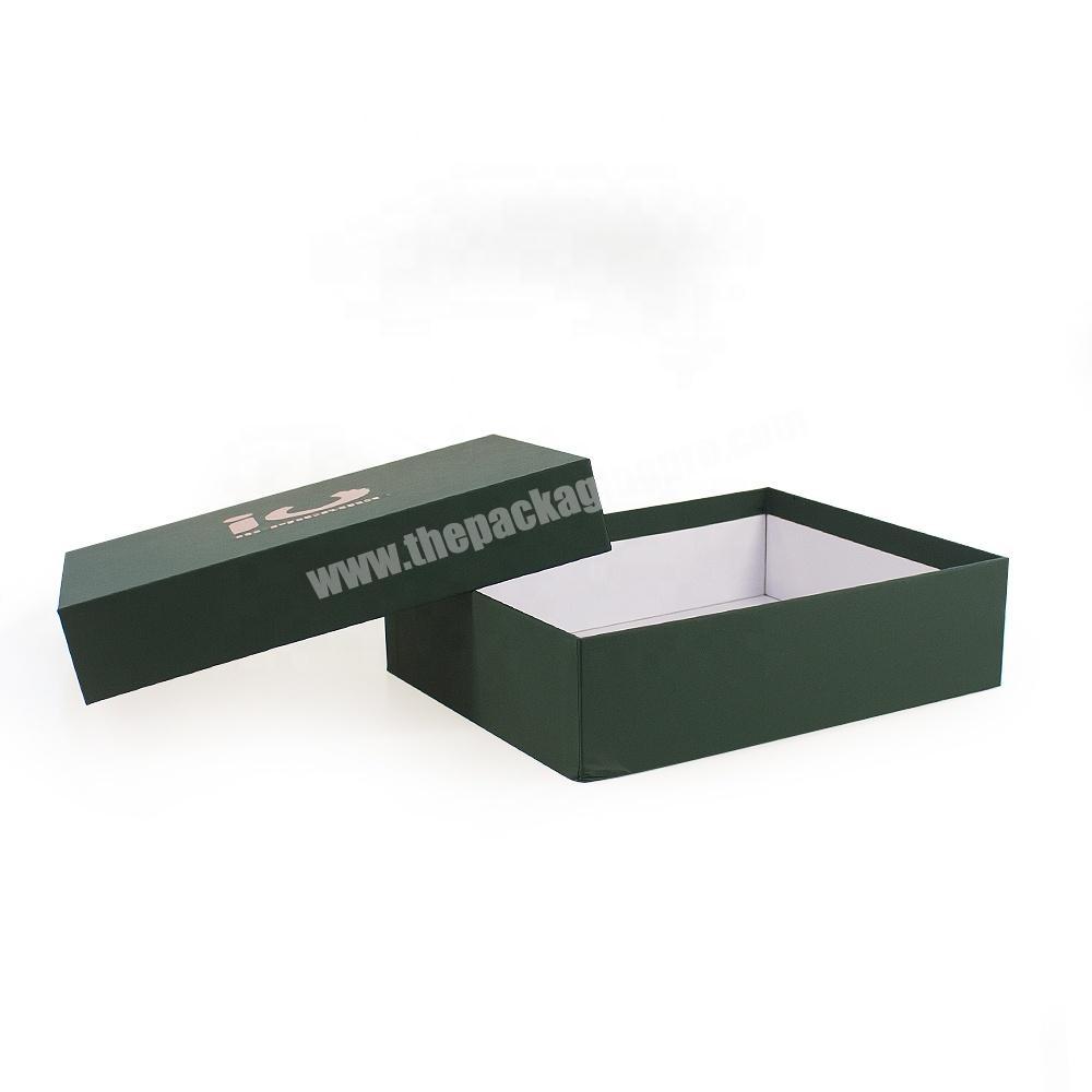 Cheap brown packaging paper box for t-shirt