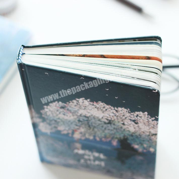 Cheap bulk A4 A5 custom printing hardcover dairy notebook wholesale