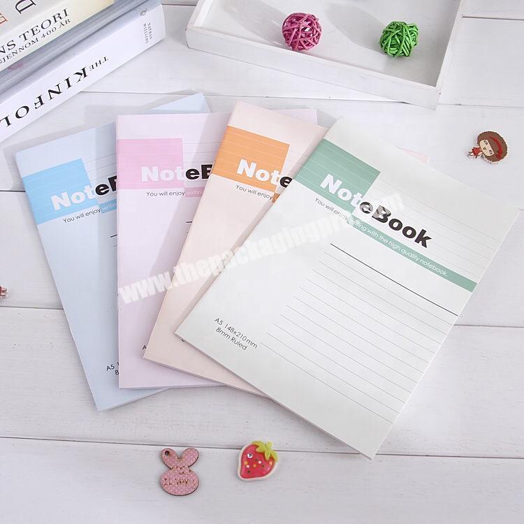 Cheap Bulk Wholesale School Class Exercise Book Academic Business Office Sketchbook Lined Plain Grid Dotted Paperback Notebook