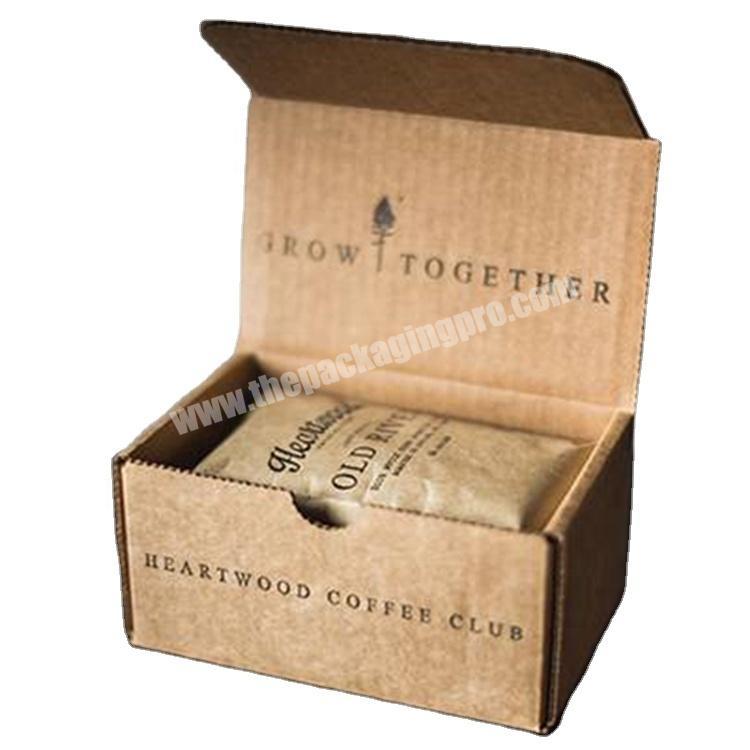 cheap coffee packaging mailing cardboard box coffee pod