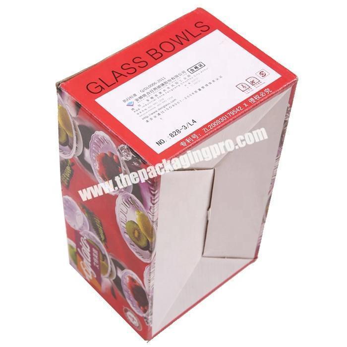 Cheap creative paper corrugated tea cup packaging box