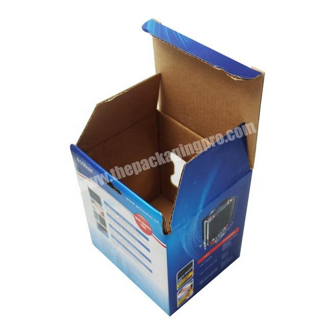 Cheap Custom Design Printed Folding Corrugated Brake Pad Packaging Box