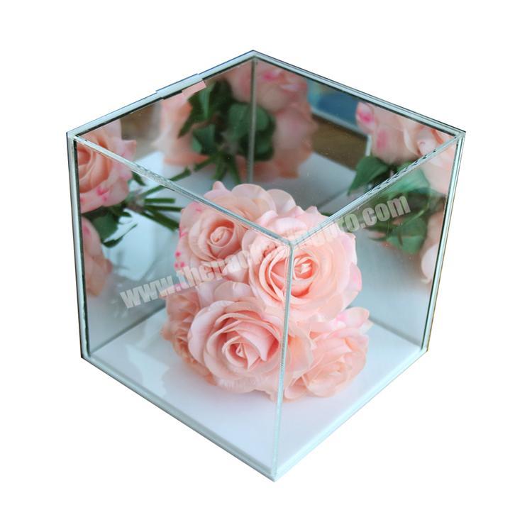 Cheap Custom flower box with lids rose soap flower box