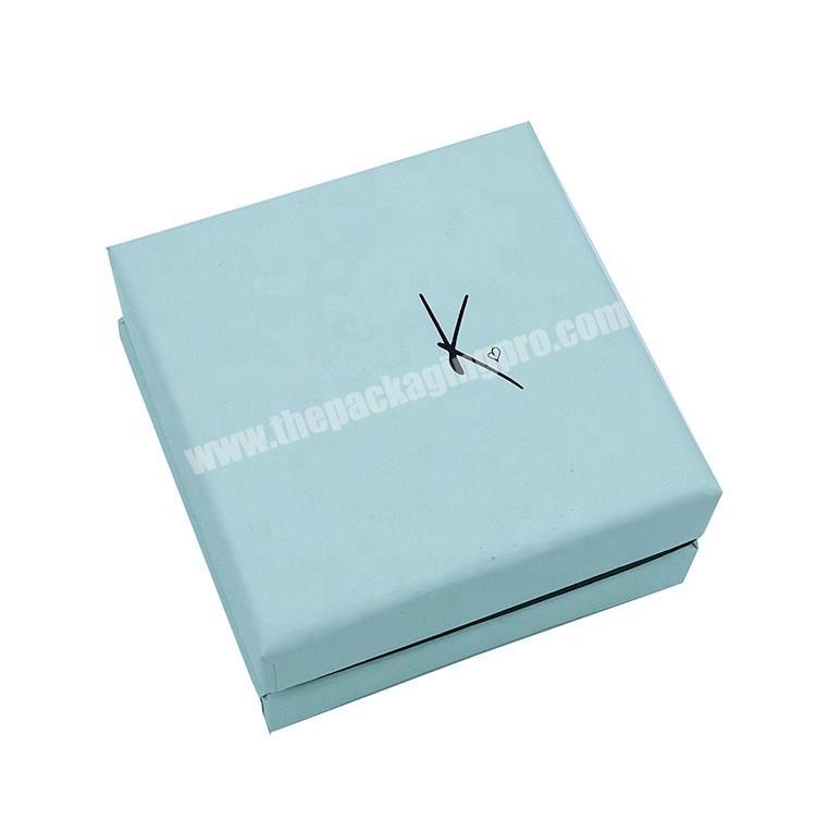 Cheap custom logo printed paper packaging gift box for jewelry