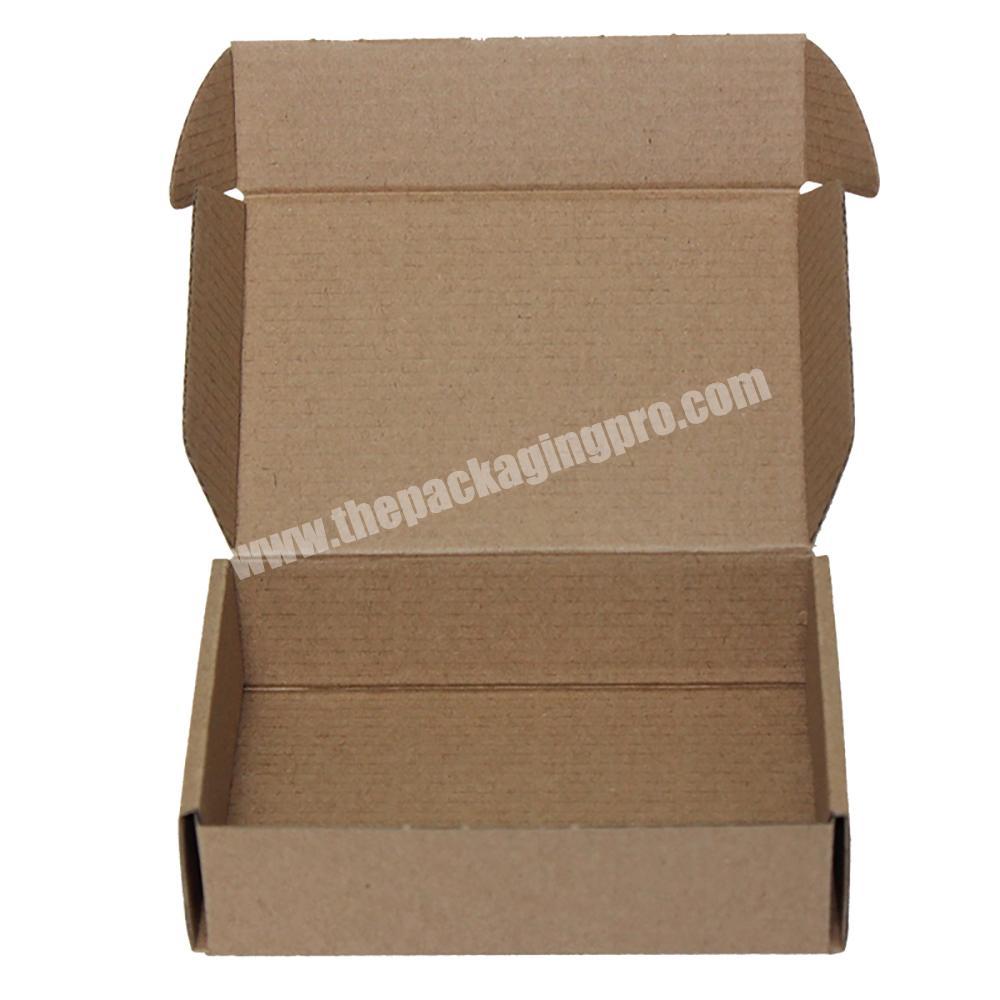 Cheap Custom Matt Black Paper Packaging Corrugated Kraft Box for Mailing