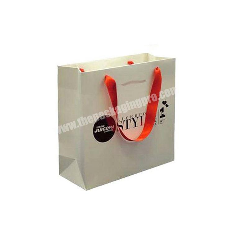 Cheap Custom Printed Luxury Retail brown paper bag kraft