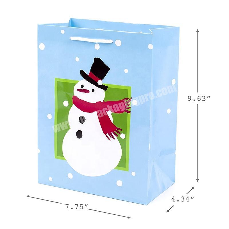 Cheap Custom Printed Luxury Retail Paper Shopping Bag for christmas
