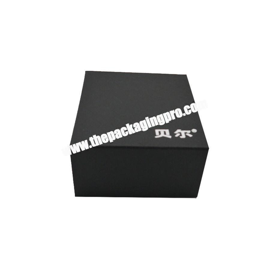 Cheap custom retail high quality paper black drawer box
