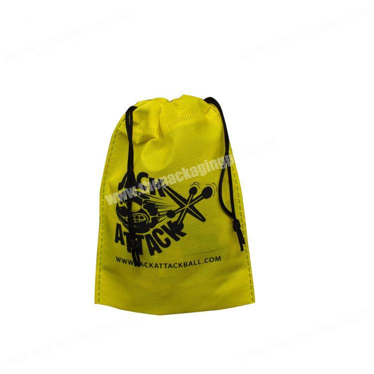 Cheap drawstring promotional non woven bag with logo