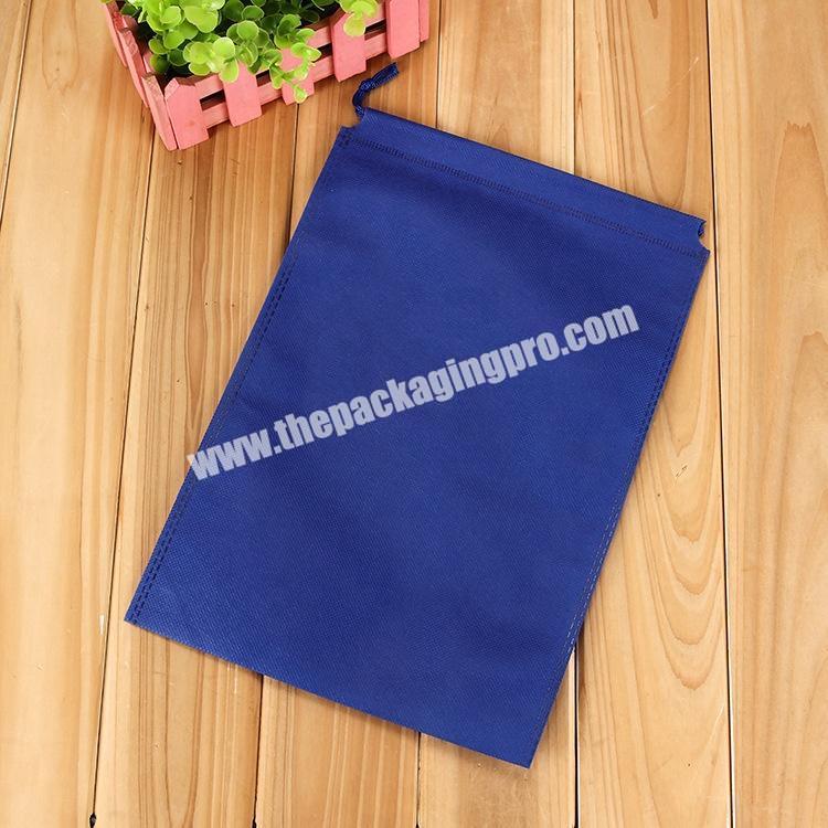 cheap eco friendly drawstring non woven string bags in stock