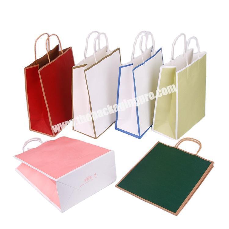 Cheap Factory Price christmas paper bags brown shopping
