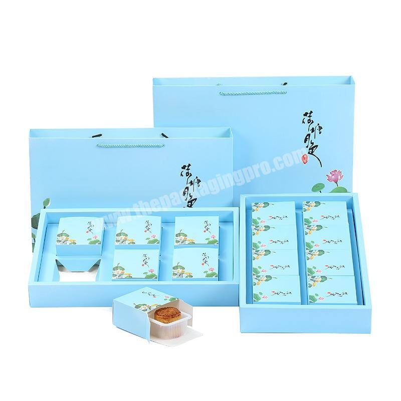 Cheap Factory Price gift box packing moon cake paper box custom packing box