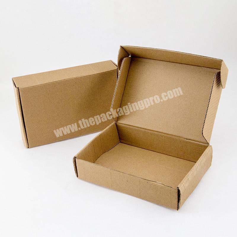 Cheap Flat Folding Brown Corrugated Cardboard Box Kraft Paper Shipping Mailer Box For Shoes Clothes Suit