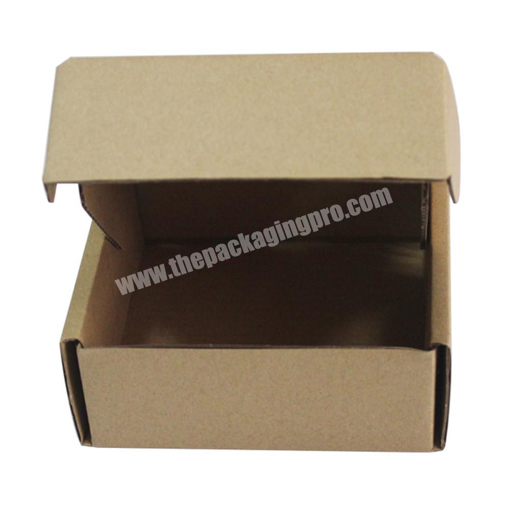 Cheap Foldable Biodegradable Natural Custom Soap Packaging Box , Folding Customized Small Brown Cardboard Carton Kraft Paper Box