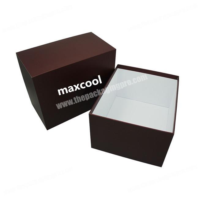 Cheap high end China factory new product custom logo luxury shoes packaging lid-off box