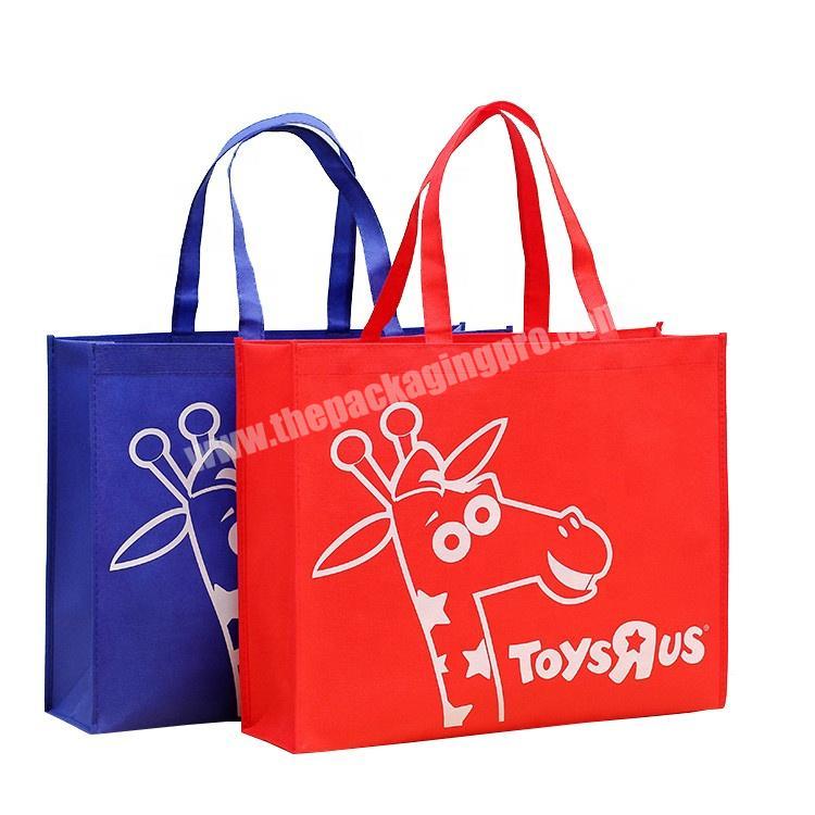 Cheap high quality customize trading show non woven bag with logo