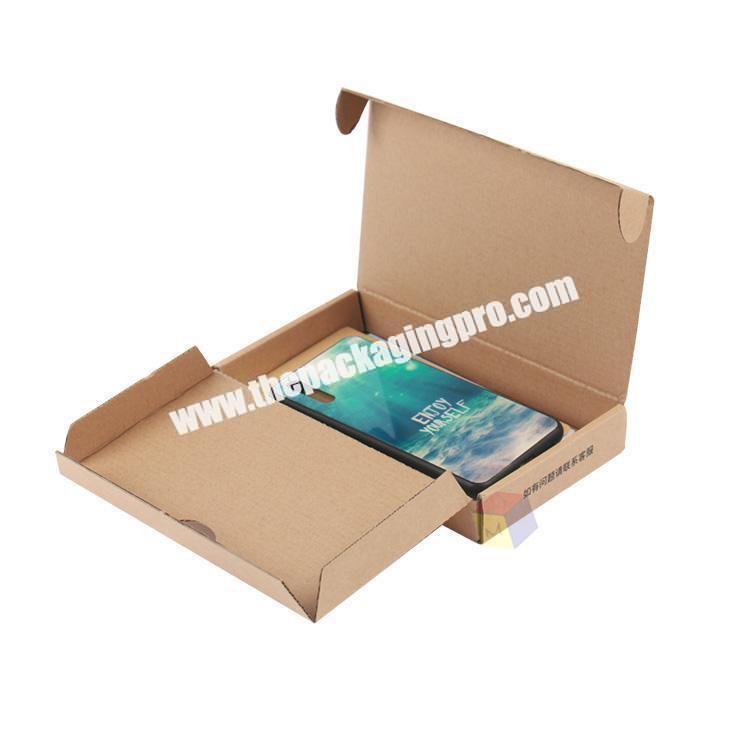 cheap kraft paper phone case box packaging shipping
