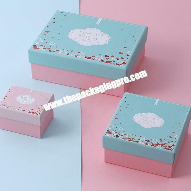 cheap Personal Custom Logo Printed UV Black Hard Rigid Cardboard Sliding Packaging Pink Gift Paper Box