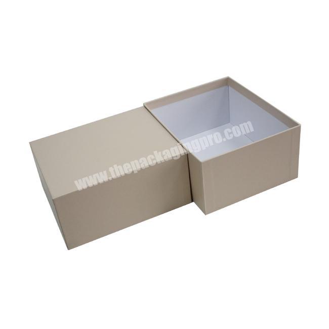 Cheap Plain Square Black Cardboard Paper Electronic Packaging Box