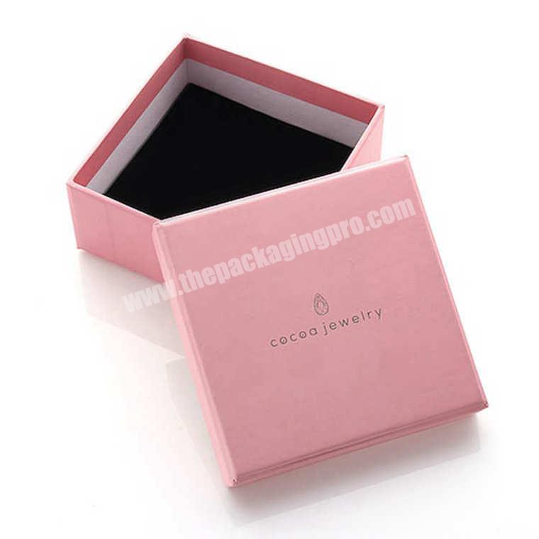 Cheap Price Customised Pink Base And Lid Cardboard Paper Long Box With Foil Print