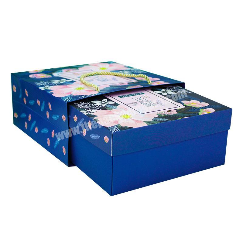Cheap Price Hot Stamping Big Packing Box Clothing Shoes Hat Flower Gift Box Luxury With Matt Lamination