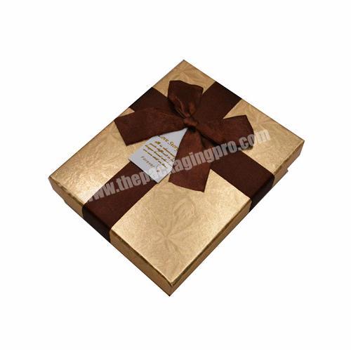 Cheap price paper box luxury decoration direct factory exquisite souvenir wedding chocolate candy custom gifts box for guests