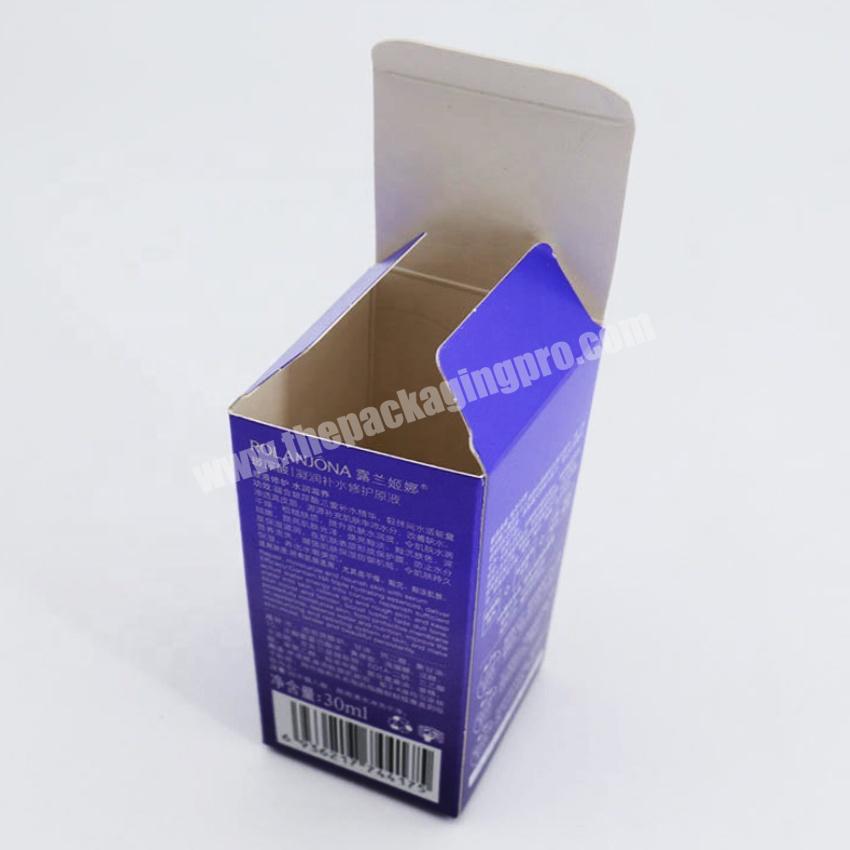Cheap price paper card tuck end packaging box for cosmetic product