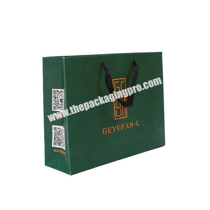Cheap price paper packaging shopping bag with custom logo print