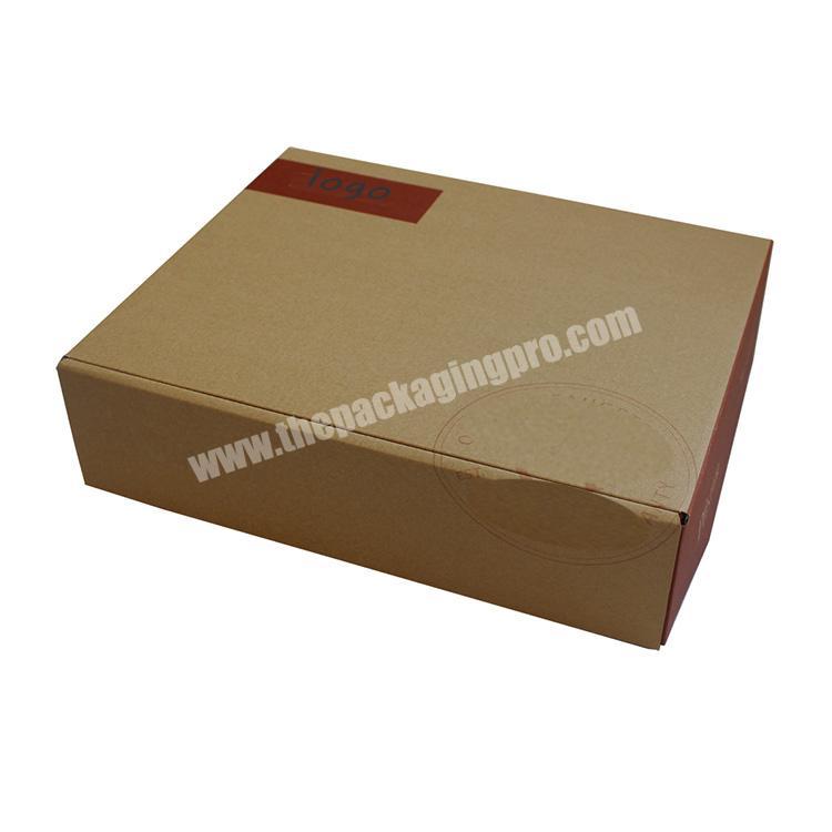Cheap price rectangle kraft folding paper packaging box