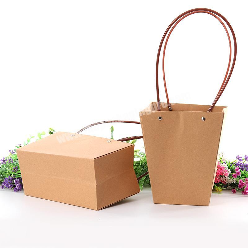 Cheap Products Gift Packaging Carry Flower Paper Bags