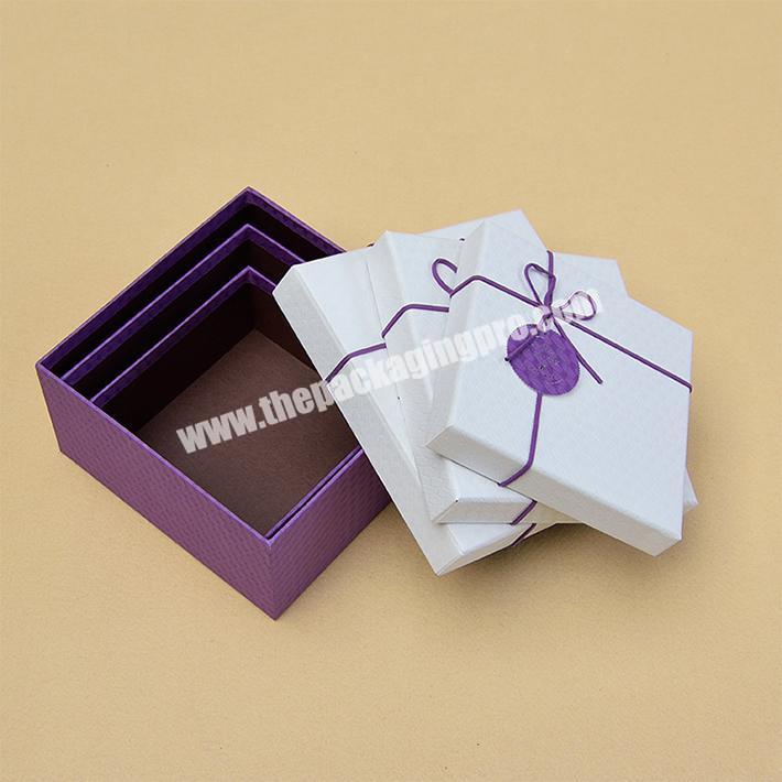 Cheap small hard cardboard custom gift packaging paper box with lid