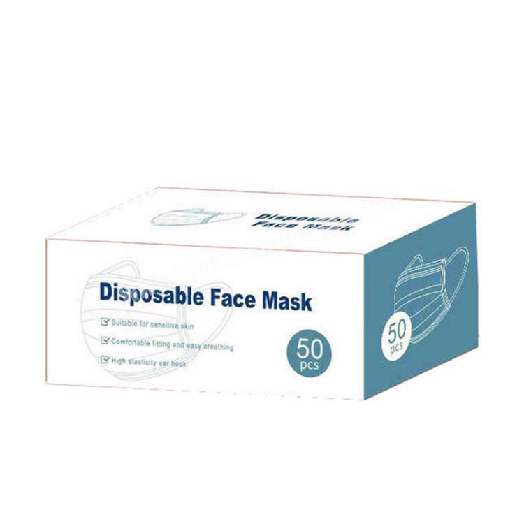 cheap surgical face mask box 50pcs mask surgical disposable box