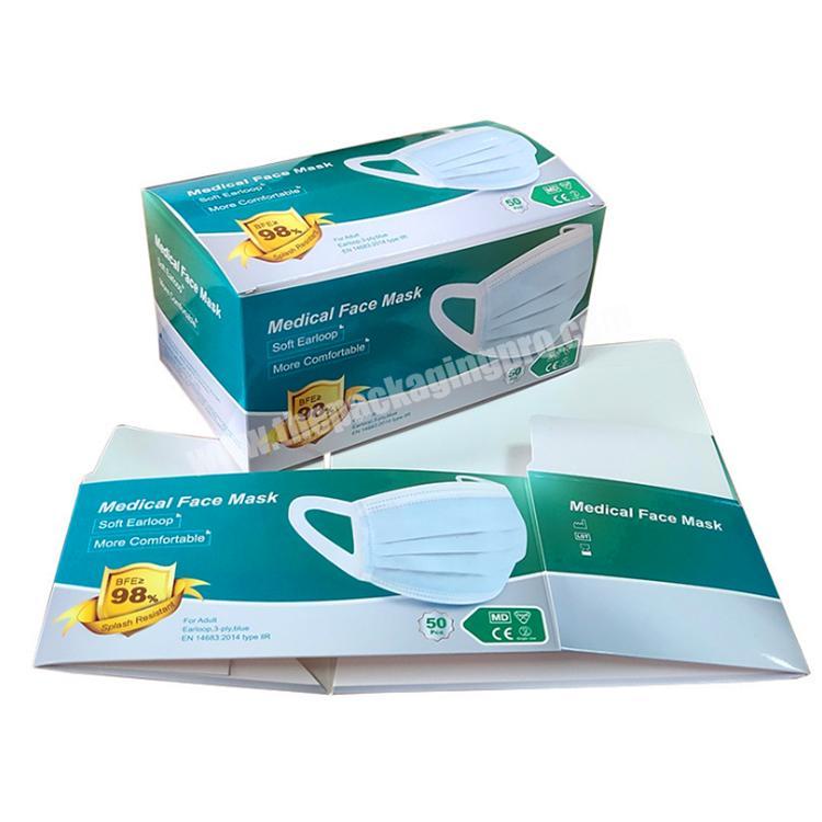 cheap surgical mask face box 3 ply surgical face mask 50 box