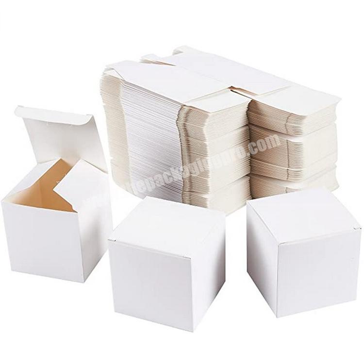 Cheap White eco packaging square paper Gift Boxes custom package box with logo