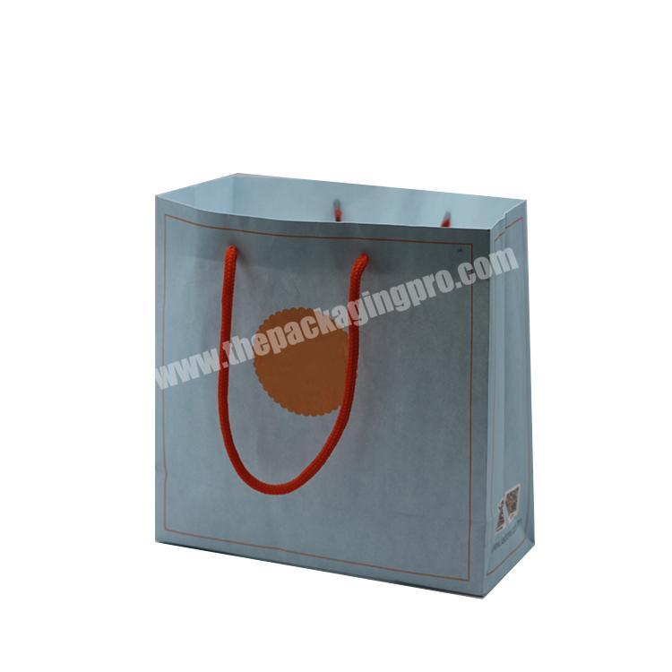 Cheap with high quality food recycled colorful kraft paper bag with twisted handle