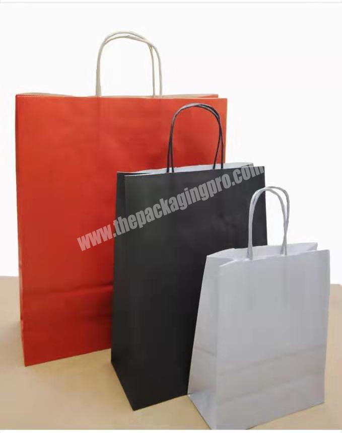 Cheaper with high quality shopping bag gift packaging bag food bag with handle