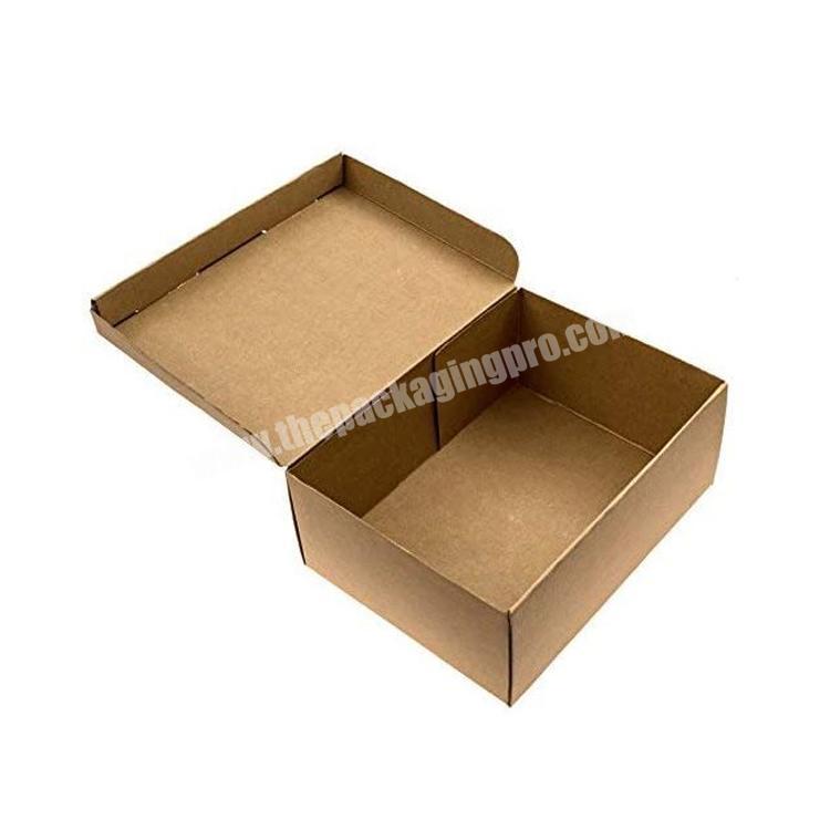 Cheapest eco friendly packaging empty color corrugated box biodegradable packaging pillow boxes for shoes