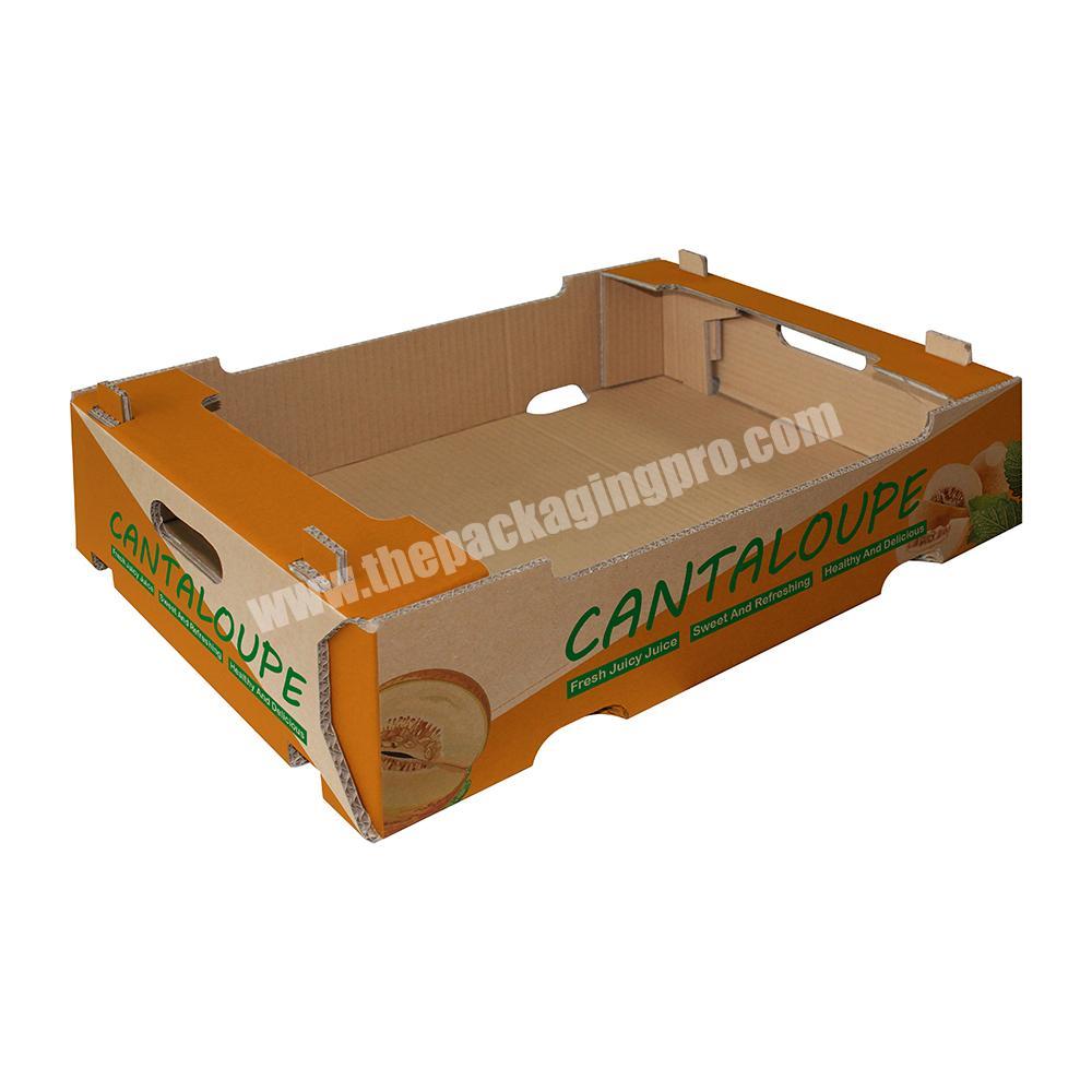 Cheapest wholesale Stock Accept Custom DesignFruit Corrugated Caitom Box Packaging
