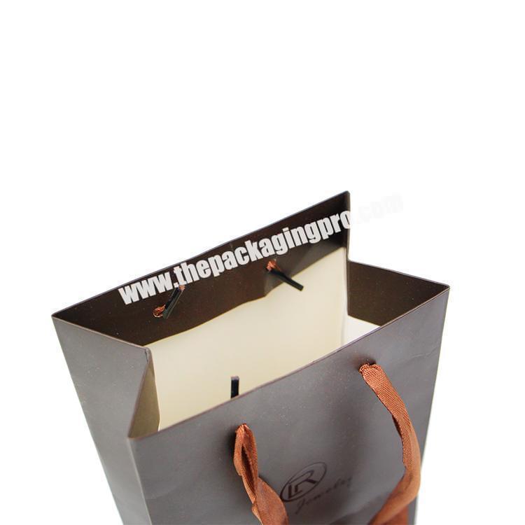 China best quality famous brand custom kraft paper bag with logo print